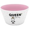 Sheepworld Ciotola Queen of the day| Porcellana 60 cl, ciotola per cereali, ciotola per snack, con scritta, regalo, compleanno, decorazione da tavolo | 74720