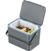 Eko Pattumiera per rifiuti alimentari, cestino per rifiuti alimentari da cucina, cestino per compost con coperchio, grigio, 4 litri