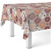 Martina Home Tovaglia in tela cerata Jucar, 100 x 140 cm, colore: rosso