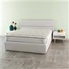 Italian Bed Linen Topper Matrimoniale 160x195 Made in Italy con Fibra di Canapa per Massimo Comfort