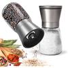 KitchenBoss Macina Sale e Pepe：2 Pezzi Macina Pepe Manuale Trita Pepe, Sale e Pepe Set con Nucleo di Macinazione in Ceramica, per Sale Marino Grosso, Pepe in Grani [Senza Contenuto di Spezie]