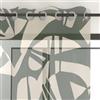 Soleil d'ocre, Tenda con occhielli stampata in policotone, 135 x 250 cm, CANOPE