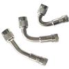 QitinDasen 3Pcs Professionale Pneumatico Valvola Estensione Adattatore, Rame Nichelato Pneumatico Stelo Prolunga Schrader Valvola Adattatore, con Tappo Antipolvere (3 Tipi, Argento)