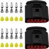 VGOL 2 Set 5 Pin MAF Kit Connettore Flusso d'aria Di Massa 1J0973775A Connettore JPT Femmina Impermeabile Compatibile Con VW Compatibile Con Audi