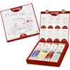 Regina di Fiori - Confezione Regalo Decorata con Infusi e Tisane Biologici. 8 Gusti Assortiti, 40 Filtri