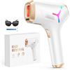 Haarlosy Epilatore Luce Pulsata con Tecnologia IGBT - 3 IN 1 HR/SR/HR+ Epilatore Laser Professionale, 9 Livelli di Energia Regolabile Adatto Depilatore Corpo, Viso, Ascelle, Gambe OPI01