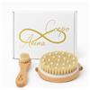 Corpo & Anima kit Spazzole Drenanti Corpo & Viso in Setola Naturale - Spazzolatura a Secco Anticellulite, Esfoliante, Stimola la circolazione e Drenaggio lInfatico - Corpo & Anima