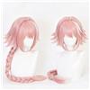 Sniivoo Parrucca per cosplay rosa lunga per costume di Halloween parrucca per capelli intrecci