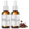OPEIXSAYKOC 2PCS Caffeine Solution 5% + EGCG, Siero Caffeina Contorno Occhi, Caffeina Eye Siero Anti Aging, Riduce occhiaie, Linee Sottili Intorno Agli e il Gonfiore, contorno occhi per Donne e Uomini, 30ml