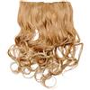 WIG ME UP - Toupet Clip nelle estensioni dei capelli Larghe 5 Clip Riccia Ricci Mix di biondo Punte biondo chiaro WH5008-180C-27T613