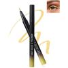 Lestpola Eyeliner Liquido Glitter Metallico, Oro Eyeliner Diamante Lucido, Eye Liner Impermeabile e 24H Durevole, Piuma Ultra-sottile, Liscia e Fluido, Cosplay di Scena Altamente Pigmentato Trucco Donna Natale