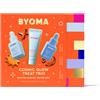 BYOMA Cosmic Glow Treat Trio, kit di trattamento con mini siero illuminante, 15 ml, Phyto-Mucin Glow 10 ml e idratante 15 ml