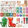 TaimeiMao Calendario dell'Avvento 2025- Calendario dell'Avvento Beauty-24 Cura Della Pelle a Natale-Mini Crema Mani,Balsamo Labbra,Maschera per Gli Occhi,Conto Alla Rovescia per il Natale Regali Creativi per le