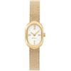 Breil, Collezione Evanesse, Orologio Donna, Orologio con Cassa Ovale in Acciaio Lucido, Quadrante Bianco, Cassa 25 mm, Impermeabile fino a 30m, Movimento al Quarzo, Pratica Chiusura a Spostamento