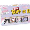 Funko Bitty POP! 4 Pack: Hello Kitty and Friends - Kuromi, Hello Kitty, My Melody (Unicorn), Mystery Mini Figure - 1 in 6 chance of receiving the rare Chase variant - Styles may vary - 0,9 pollici