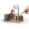 schleich HORSE CLUB | Angolo lavaggio cavalli di Sofia 42792 | Playset con acqua vera, pompa, cavallo, personaggio snodato & accessori | Giocattolo & regalo per bambini dai 5 anni | 26 pezzi