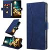 KANVOOS Cover per Samsung Galaxy S25 Ultra, Cover a Libro Portafoglio in Pelle PU [Porta Carte] [Magnetica], Antiurto Flip Case Custodia per Samsung S25 Ultra (Blu)