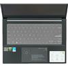 MiNGFi silicone coperchio della tastiera Copritastiera per ASUS Vivobook Pro 14 OLED K3400 M3401 14X M7400QC - Trasparente