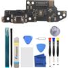 iParto Kit di ricambio porta di ricarica per Xiaomi Redmi 9A / Redmi 9C USB Flex Dock Connector ricarica Flex ricambio con attrezzi