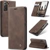 Rerzoiro Cover per Samsung Galaxy S22 Plus Custodia Portafoglio Antiurtoo Premium Pelle PU Wallet Case Flip Libro con Porta Carte Slot Supporto Flip Case per Samsung Galaxy S22 Plus 5G, Caffè