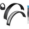 SOULWIT Archetto Copri Superiore e Inferiore per Beats Studio 3 e Studio 2 Cablate e Senza Fili Cuffie, Ricambio Imbottitura Cuffie Fascia Headband Band in Silicone e Plastica Resistente