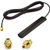 Superbat Antenna GSM 4G LTE con Connettore Maschio SMA Antenna Omnidirezionale Cavo RG174 3m per Amplificatore del Segnale del Telefono Cellulare del Veicolo dell'Auto