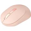 TECKNET Mouse Bluetooth, Mouse Wireless con 3 Modalità (BT5.2/3.0 e 2.4G), 1600 DPI Ottico Silenzioso Mouse Senza Fili Compatibile con PC, Mac, laptop, iPad,Portatile, Rosa