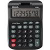 MAUL Calcolatrice MJ550 grande display angolato, 8 cifre, 15, 5 x 11 cm, funzioni a tutto tondo per ufficio, casa, scuola, solare/batteria, nero, 7263490, multicolore