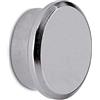Maul - Magnete al neodimio, 22 mm di diametro, 8 kg, potente mini magnete per lavagne magnetiche e lavagne magnetiche o nastri magnetici