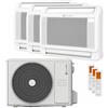 Clivet Condizionatore Clivet CONSOLE 3 trial split 9000+9000+12000 BTU inverter A++ unità esterna 7.9 kW 89112265/89472268_2/89472266_1