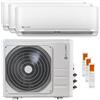 Clivet Condizionatore Clivet Essential 2 trial split 12000+12000+24000 BTU inverter A++ unità esterna 10,5 kW MU2-Y105M-IL3-XY35M-3-7C2609