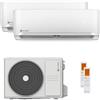 Clivet Condizionatore Clivet Essential 2 dual split 12000+12000 BTU inverter A+ unità esterna 5,3 kW MU2-Y53M-IL3-XY35M-2
