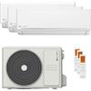 Clivet Condizionatore Clivet EZCool trial split 9000+9000+12000 BTU inverter A++ unità esterna 7.9 kW 89112265/89472265_2/89472270_1