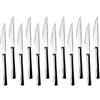 JAY 12001001 - Confezione da 12 coltelli da bistecca, Collezione Base, 225 | Utensile professionale duraturo; progettato per prestazioni ottimali e una pulizia rapida in lavastoviglie