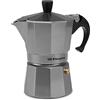 Orbegozo Cafetera de aluminio SILVER. 3 TAZAS. Utilización para: GAS, ELECTRICO Y VITROCERÁMICA - KFS 320