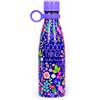 Legami - Bottiglia Termica Hot&Cold, Flowers, 500 ml, Chiusura ermetica, 12 Ore Bevande calde 24 Ore fredde, Manico in Silicone rimovibile, in Acciaio inox, senza BPA
