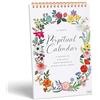 Sweetzer & Orange Calendario perpetuo 12 mesi per ufficio o famiglia calendario da parete 15.2 x 22.9 cm floreale flip calendario design calendario perpetuo compleanno da appendere alla parete