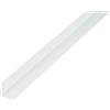 Alberts GAH-Alberts 498733 479237 - Profilo angolare in plastica, 1000 x 20 x 20 mm, set da 17 pezzi