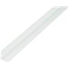 Alberts 488246 Profilo angolare | Plastica, bianco | 1000 x 30 x 30 mm