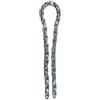 Master Lock 8012EURD Catena in Acciaio Cementato Rivestimento Vinile, Trasparente, 1.5 m