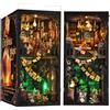 ETKVR Kit Book Nook per Adulti, Modello DIY Book Nook, Puzzle 3D in Legno Fermalibri Booknook Miniatura Casa delle Bambole per Inserto Libreria Decorazione Casa - The House of Magic