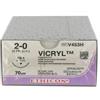 GIMA Confezione 36pz di Sutura assorbibile Ethicon VICRYL V453H - Calibro 2/0, lunghezza ago 24 mm