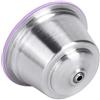 HWGING Tazza per Capsule di caffè Tazze per Capsule di caffè Riutilizzabili Riutilizzabili in Acciaio Inossidabile Adatte per Macchina da caffè Bianco (Viola) (Viola)