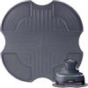 Kaempe Sottopentola In Silicone Per Friggitrice Ad Aria Per Ninja Crispi Air Fryer Accessori, Tappetino Antiscivolo In Silicone Per Bancone Cucina Per Ninja Crispi Portatile, 3.8L, 4 In 1 Fn101EUGY Kaempe