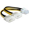 DeLOCK PCI Express power cavo di alimentazione 15 cm