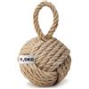 COM-FOUR® fermaporta - fermaporta pesante da 1,5 kg con design a nodo berretto turco - tappo per finestra a pugno di scimmia - accessorio per la casa - blocco freno