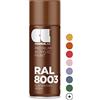CL COSMOS LAC - Vernice spray marrone lucido, bomboletta spray per fai da te, vernice acrilica, adatta per plastica, metallo e altre superfici (RAL 8003 - marrone argilla)