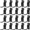 Hmkesoteric 20 Pz Ganci per Pannelli Forati, Ganci Pannello Portautensili, Gancio per Pannello Forato Portautensili, Ganci per Pegboard Hooks in Metallo per Pannelli Forato Garage Negozi di Supermercati (5CM)