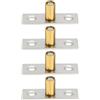 Be In Your Mind 4 Pezzi 8 Mm Guida Per Porta Scorrevole Localizzatore In Acciaio Inox Cassetto Soppers Per Porte In Legno Porte Mobili Porte In Vetro Porte Scorrevoli 8x14 Mm