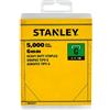 Stanley, Graffette tipo G 6 mm 5000 pz., 1-TRA704-5T